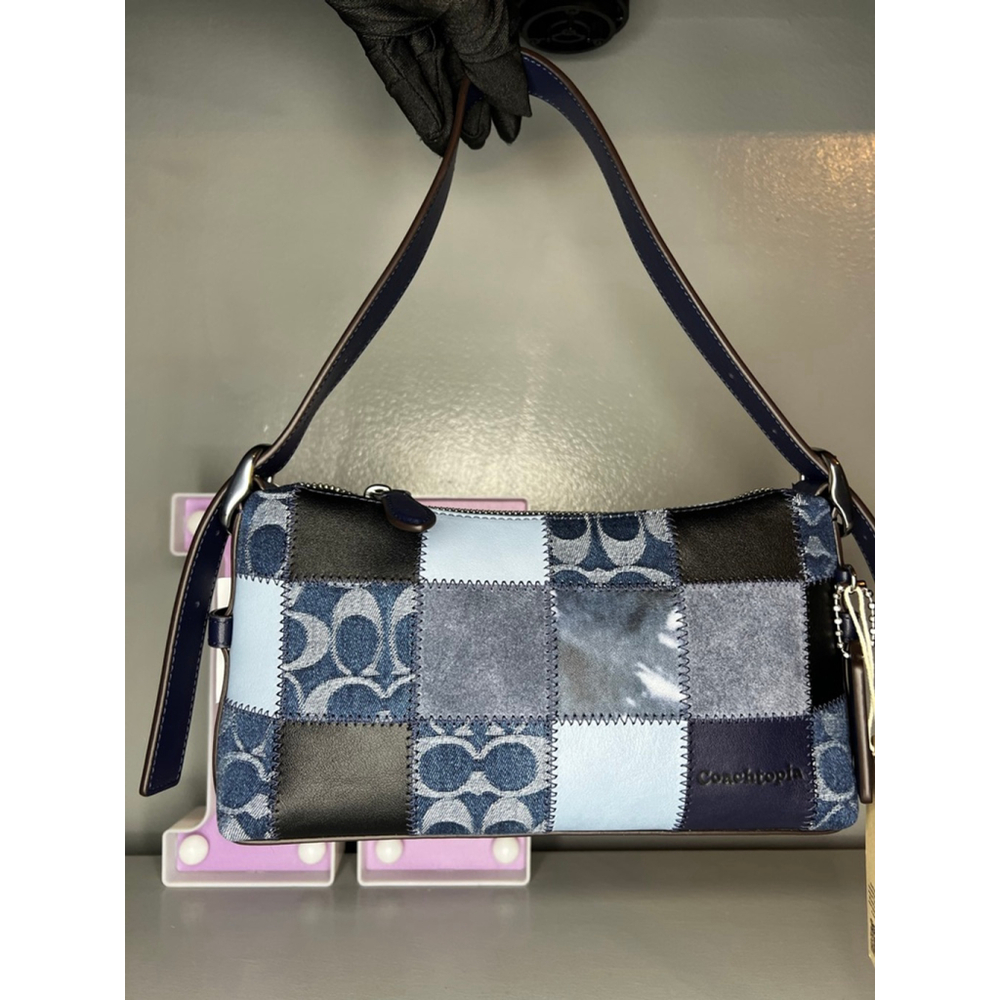 Coach Small Slouchy Shoulder Bag
In Upcrafted Patchwork - Denim Signature - Picture 11 of 12